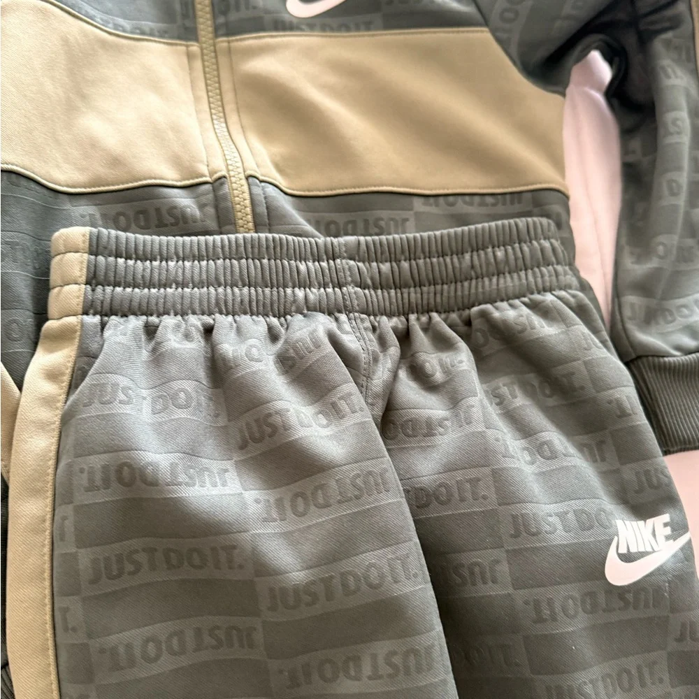 Nike Olive and Sage Tracksuit Set - Picture 3 of 6